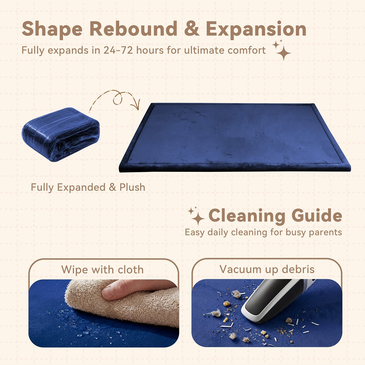 Baby Play Mat - Non-Slip Soft Extra Large – view 18