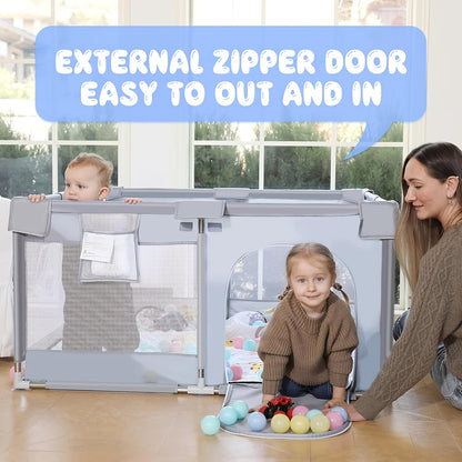 Baby Playpen - Breathable Inch Pens Metal – view 6
