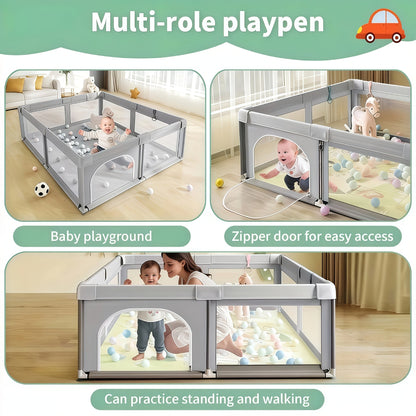 Baby Playpen - Breathable Soft Large 71inch – view 10
