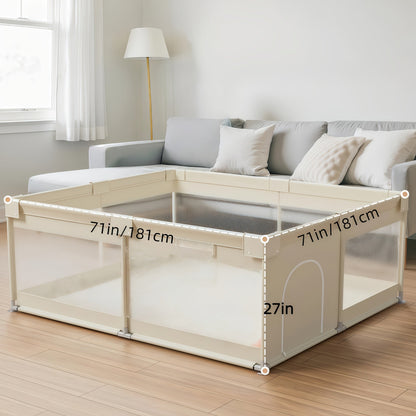 Baby Playpen - Breathable Soft Large 71inch – Grey option – view 3