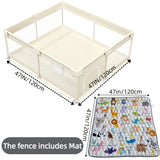 BEIGE-47*47IN with mat