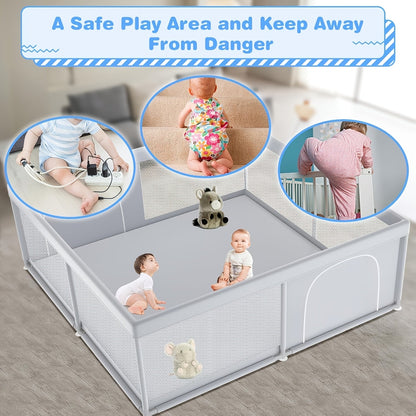 Baby Playpen - Breathable Soft Large 71X71 – view 4