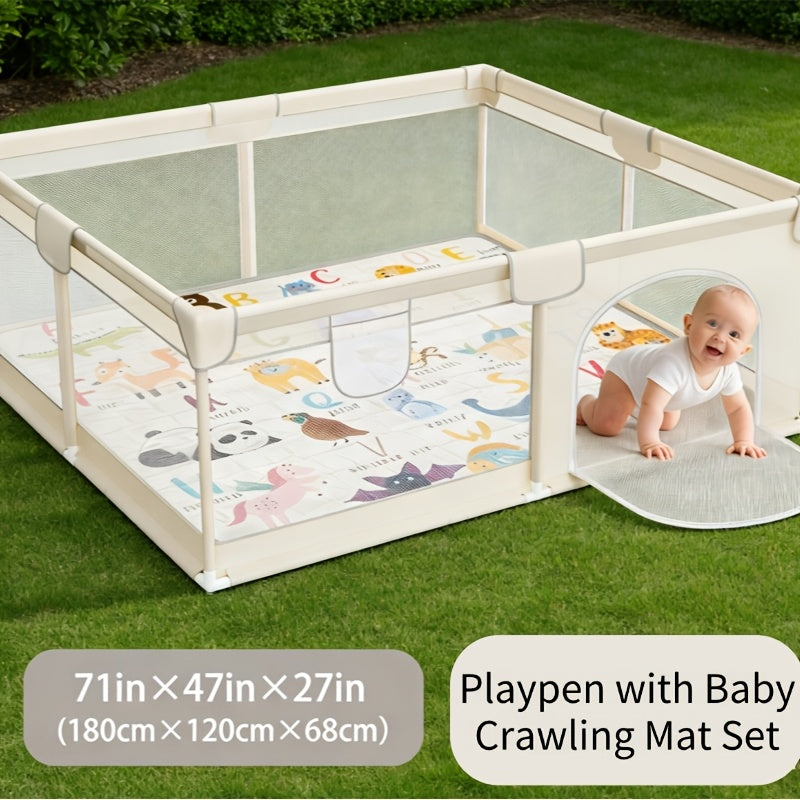 Baby Playpen - Breathable Soft Large Playard – view 3