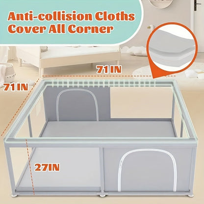 Baby Playpen - Breathable Soft Large Playard – view 5