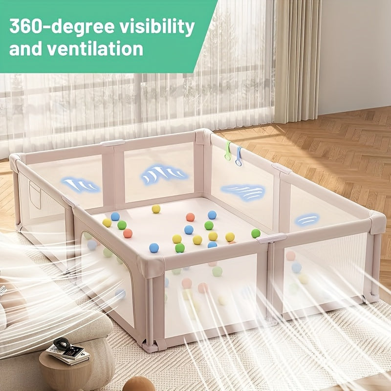 Baby Playpen - Breathable Soft Large Playard – view 7