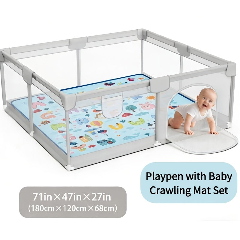 Baby Playpen - Breathable Soft Large Playard – view 10