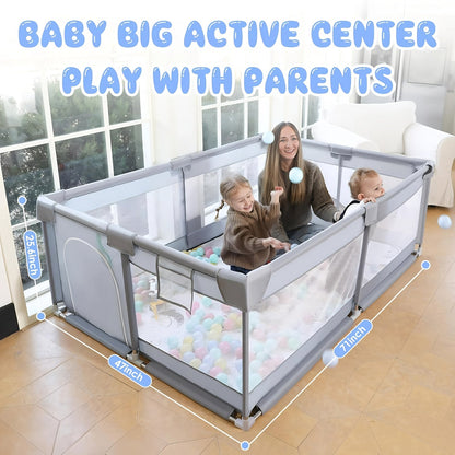 Baby Playpen - Breathable Soft Playpens Multiple – view 2