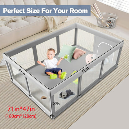 Baby Playpen - Breathable Soft Playpens Multiple – view 10