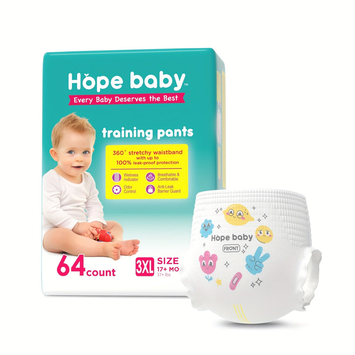Baby Pull-Up Diapers - 64-68 Count – view 9