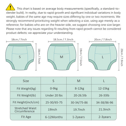 Baby Reusable Training Pants - 6-Pack Assorted Cartoon Print – view 2