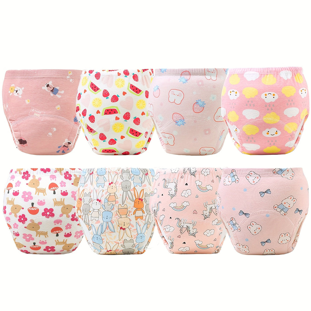 Baby Reusable Training Pants - 8-Pack Printed – view 3