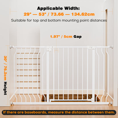 Baby Safety Gate - 5-62 Stairs Height Auto – view 6