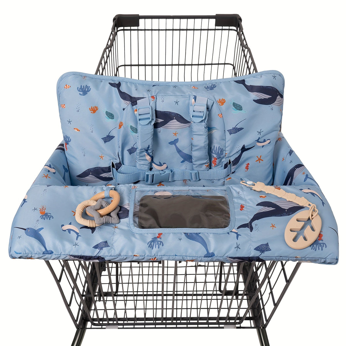 Baby Shopping Cart Cover - 2-in-1 High Chair Seat – view 2