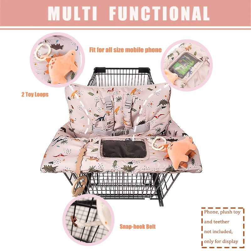 Baby Shopping Cart Cover - 2-in-1 High Chair Seat – view 6
