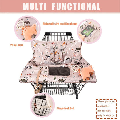 Baby Shopping Cart Cover - 2-in-1 High Chair Seat – view 6