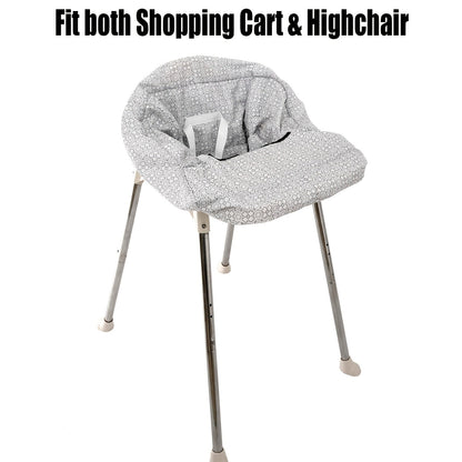Baby Shopping Cart Seat Cover - Floral – view 8