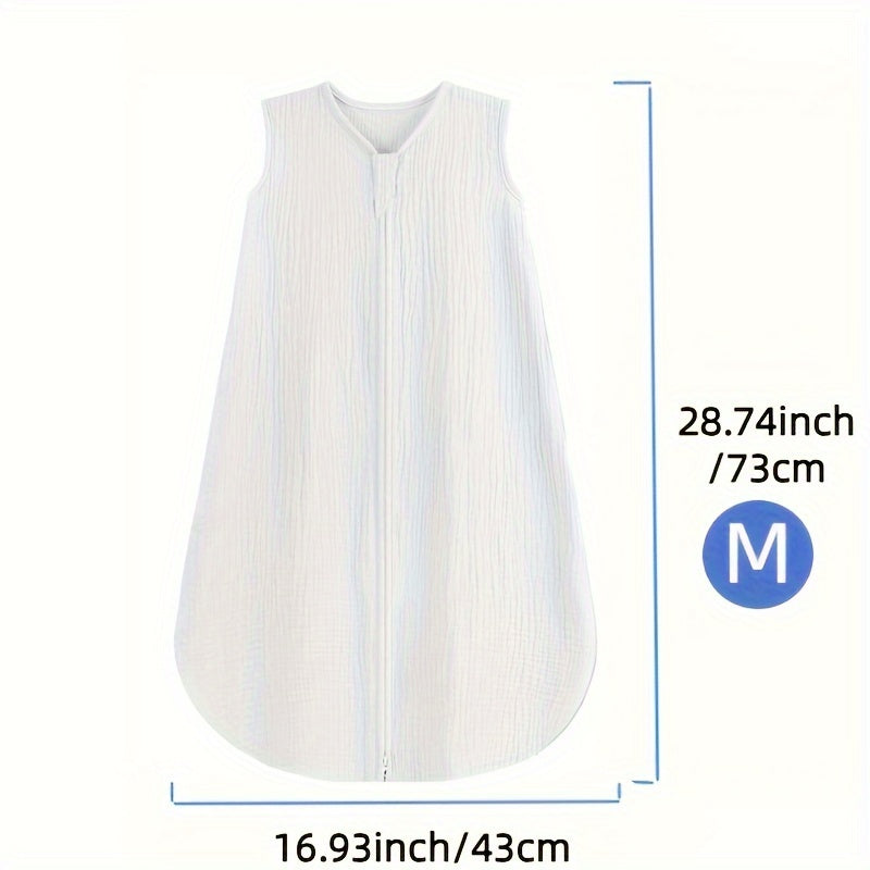 Baby Sleep Sack - Muslin 2-Way Zip Wearable Blanket – view 5