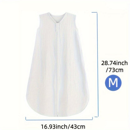 Baby Sleep Sack - Muslin 2-Way Zip Wearable Blanket – view 15