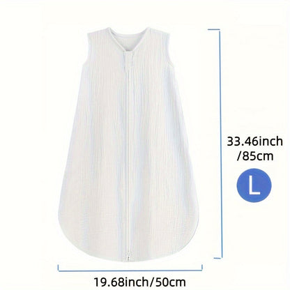 Baby Sleep Sack - Muslin 2-Way Zip Wearable Blanket – view 16