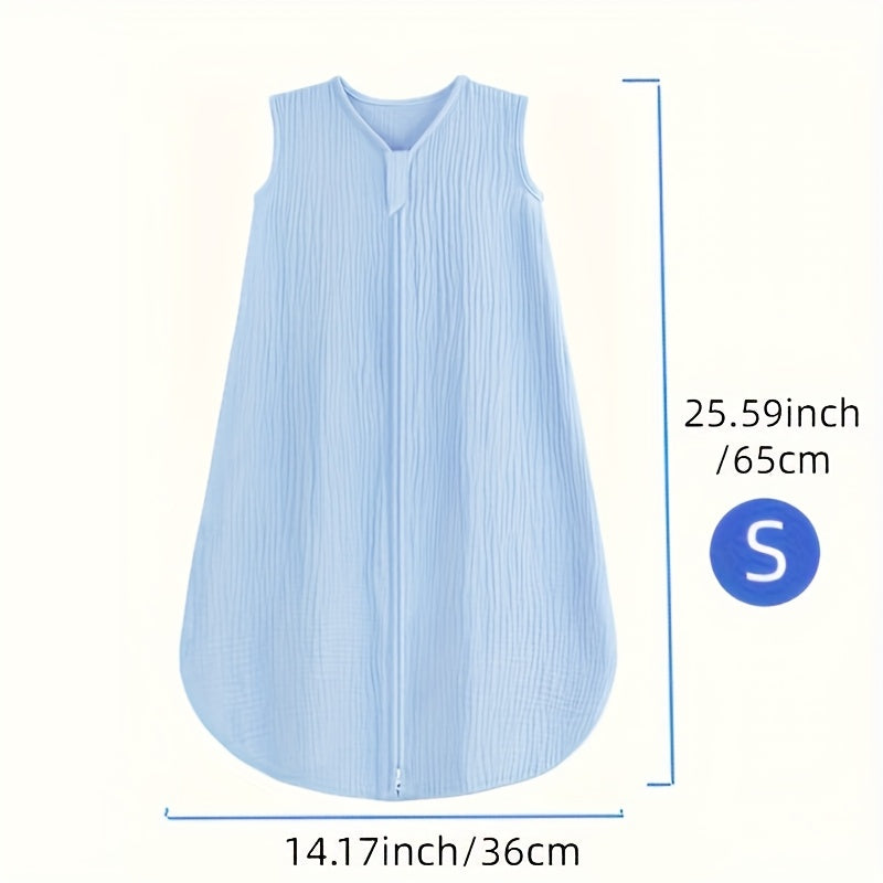 Baby Sleep Sack - Muslin 2-Way Zip Wearable Blanket – view 17