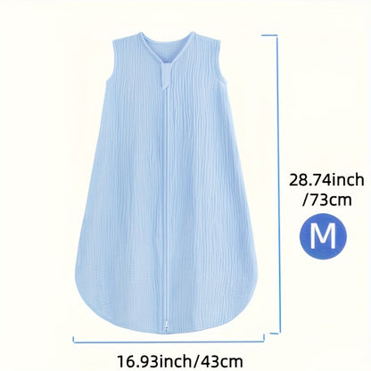 Baby Sleep Sack - Muslin 2-Way Zip Wearable Blanket – view 19