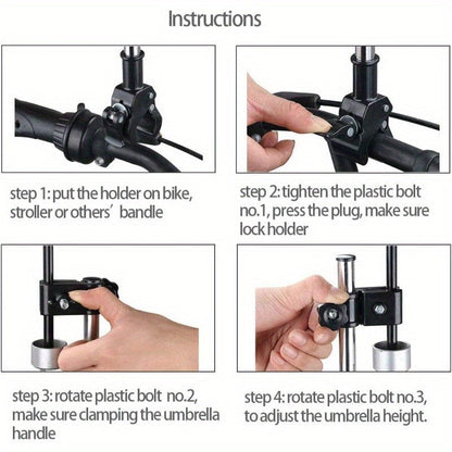 Baby Stroller - Adjustable Umbrella Frame Bracket – view 7