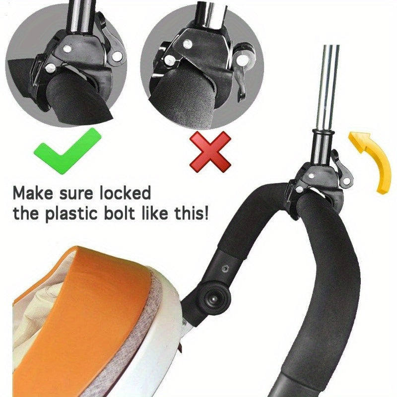 Baby Stroller - Adjustable Umbrella Frame Bracket – view 9