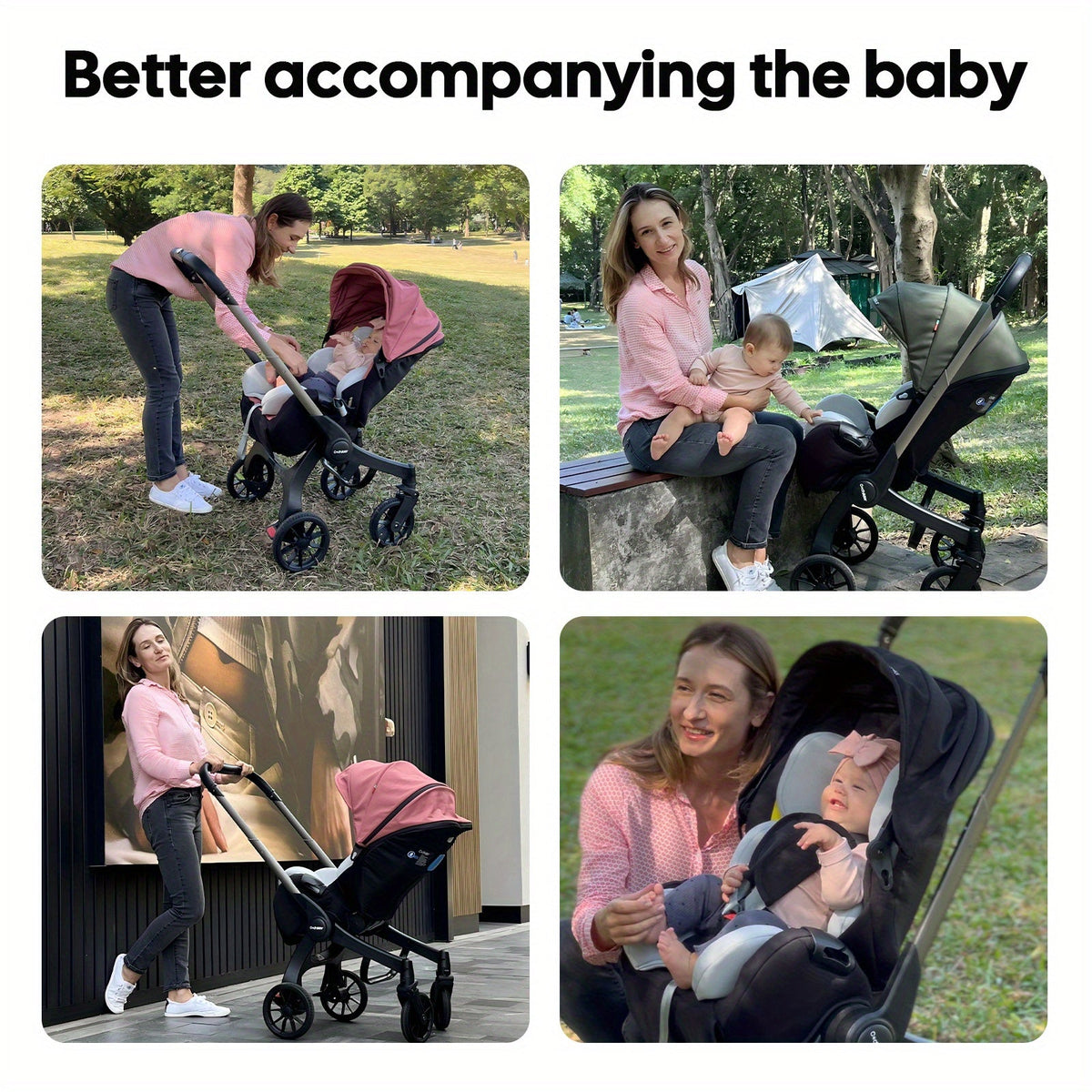 Baby Stroller - Foldable Adjustable Travel Metal – view 4