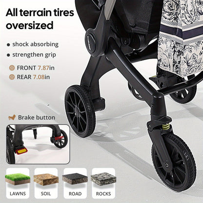 Baby Stroller - Foldable Adjustable Travel Metal – view 7