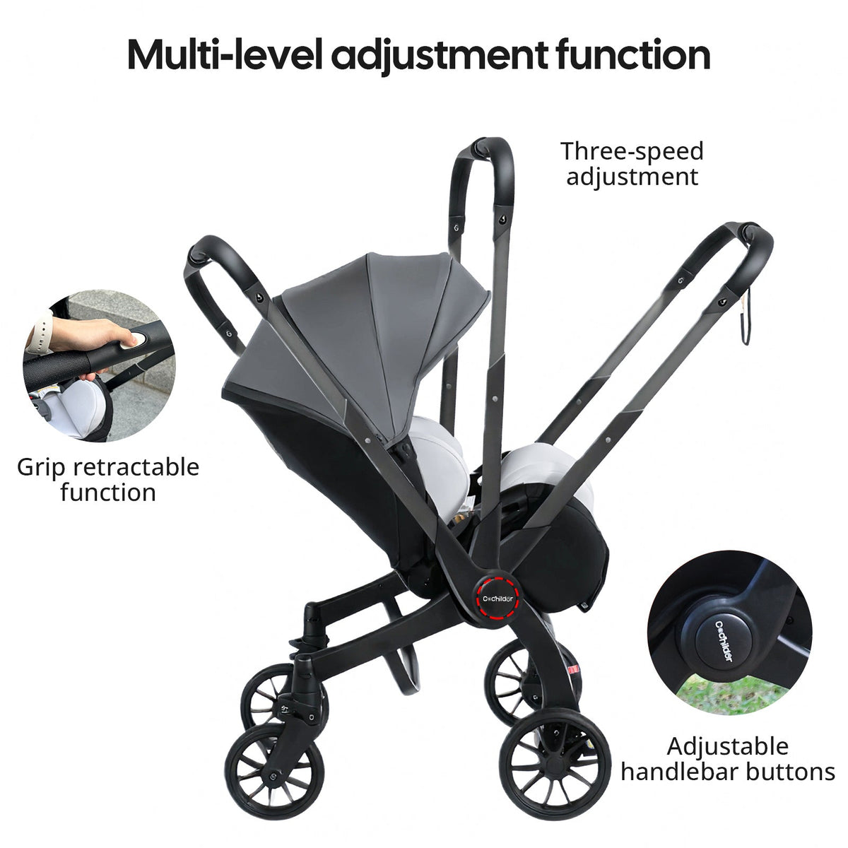 Baby Stroller - Portable Foldable Adjustable – view 6