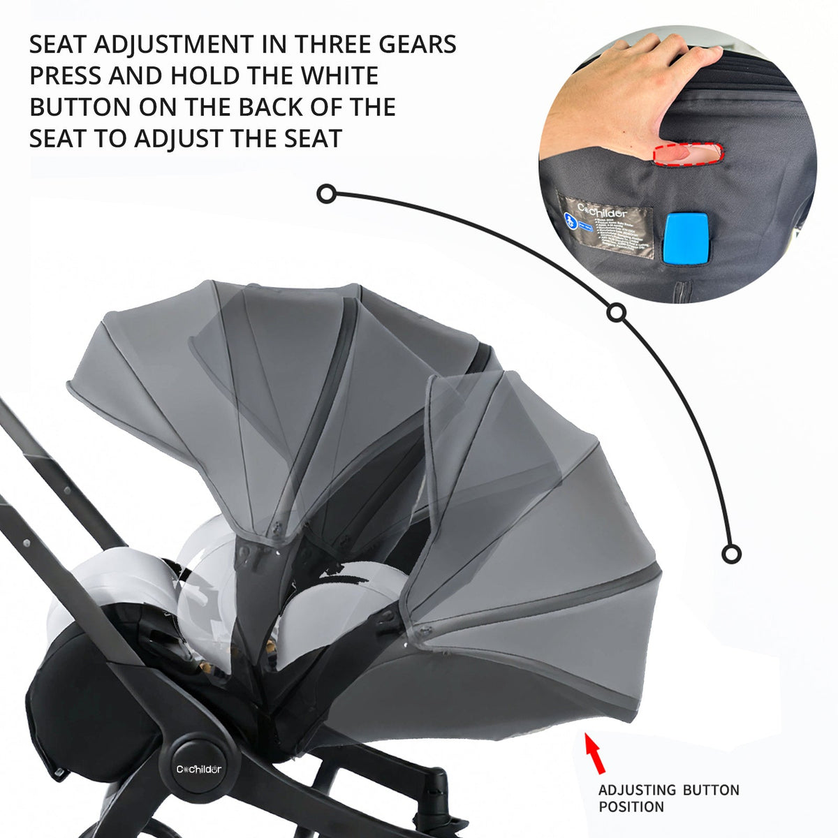 Baby Stroller - Portable Foldable Adjustable – view 8