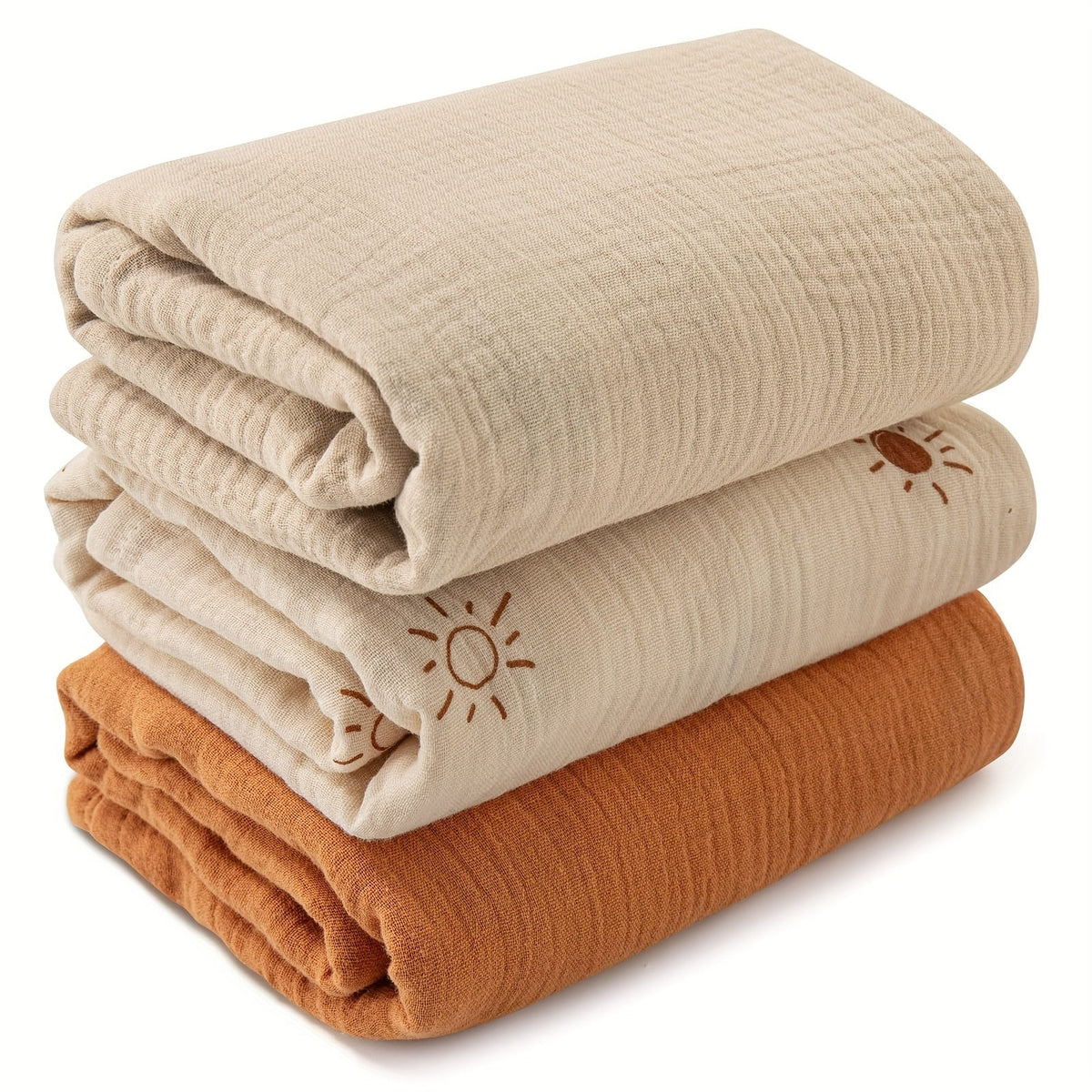 Baby Swaddle Blanket Set - Breathable Newborn Multipack – Bright Colors – view 4