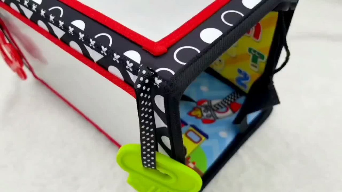Baby Tummy Time Mirror with Teethers – Double-Sided Sensory Toy – view 8