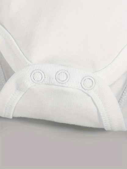 Baby Unisex Cotton Romper - Fun Letter Print – view 9