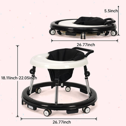 Baby Walker - Portable Foldable Adjustable Heights – view 3