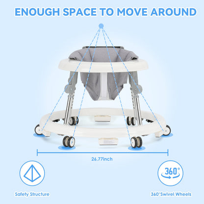 Baby Walker - Portable Foldable Adjustable Heights – view 4