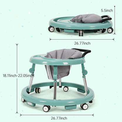 Baby Walker - Portable Foldable Adjustable Heights – view 7