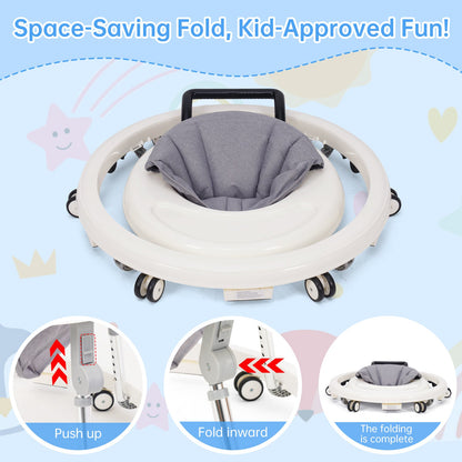 Baby Walker - Portable Foldable Adjustable Heights – view 8