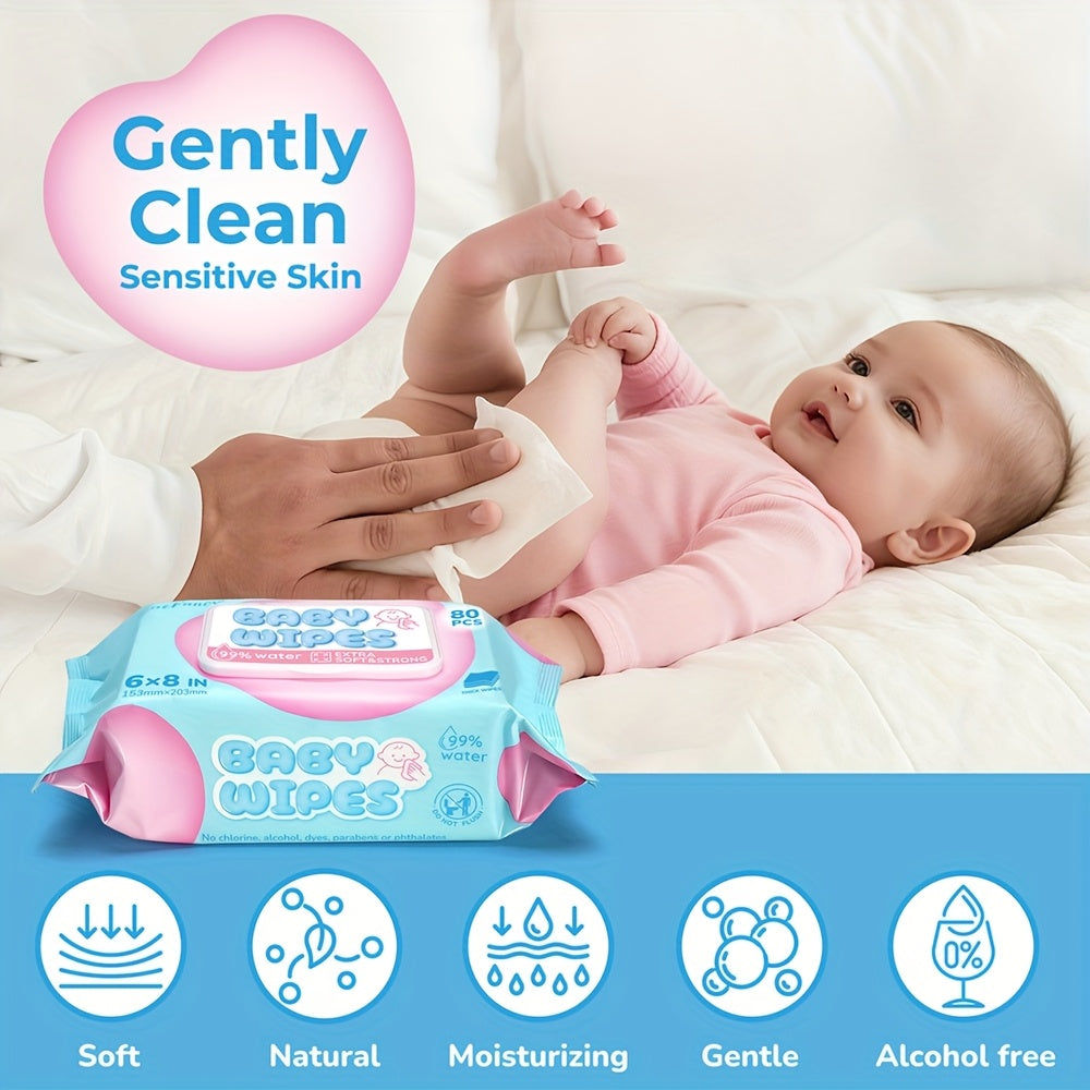 Baby Wipes - 8-pack Wet EDI Pure – view 8