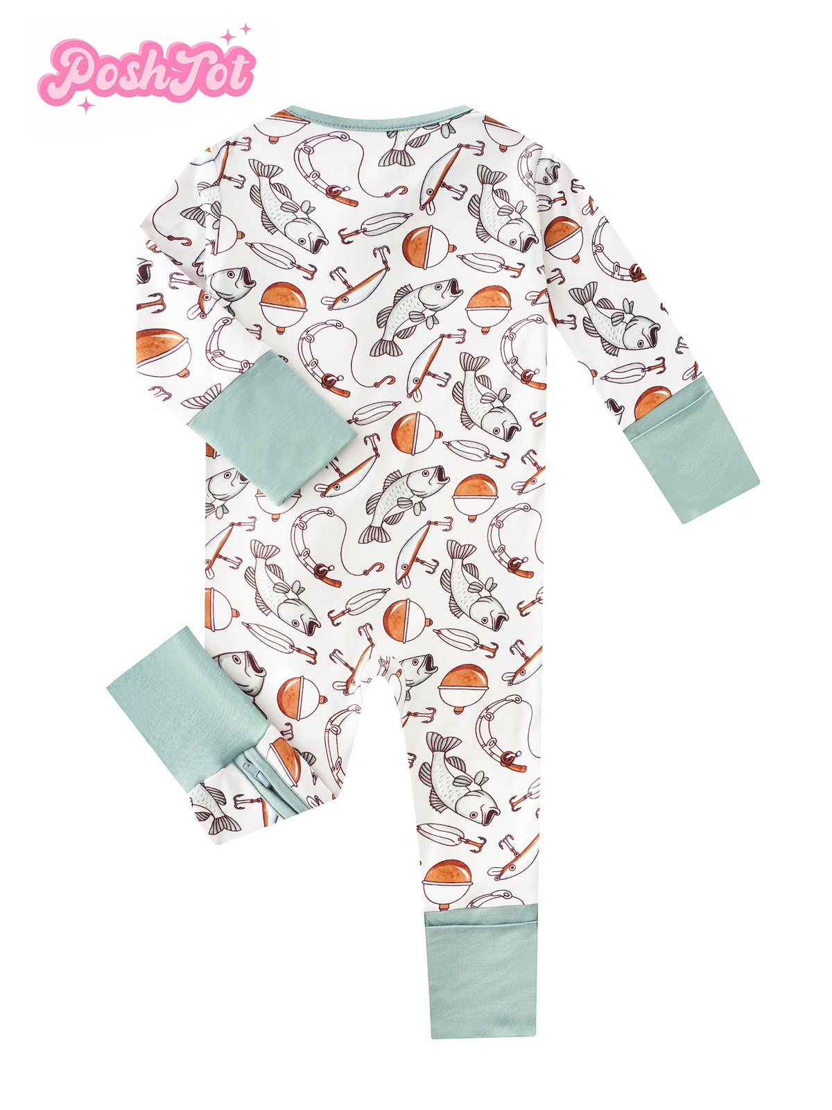 Baby Zip Romper - Soft Full-Length One-Piece – Ivory White – view 2