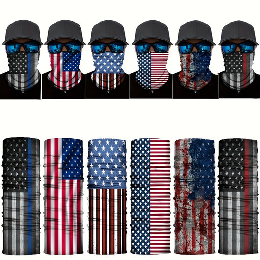 Balaclava - Face Mask 6 Pack Windproof Thermal Stretchable National Flag Design - main product view