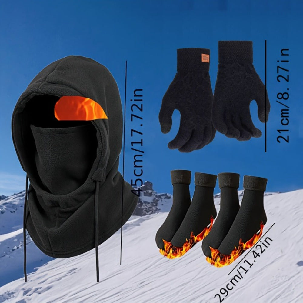 Balaclava - Full Face Ski Mask Winter Windproof Cold Weather Neck Gaiter Hood for Men - product detail view 2