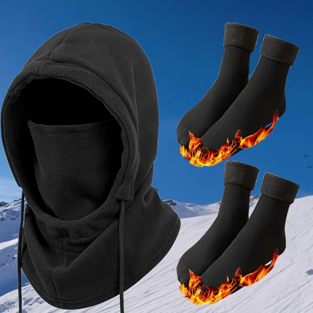 Balaclava - Full Face Ski Mask Winter Windproof Cold Weather Neck Gaiter Hood for Men - product detail view 4