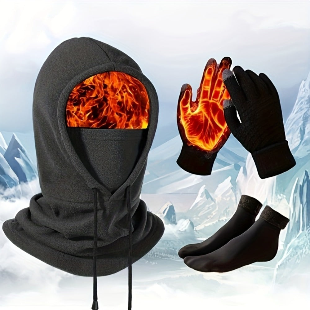 Balaclava - Full Face Ski Mask Winter Windproof Cold Weather Neck Gaiter Hood for Men - product detail view 6
