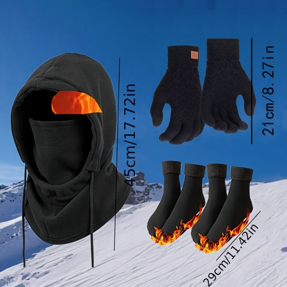Balaclava - Full Face Ski Mask Winter Windproof Cold Weather Neck Gaiter Hood for Men - product detail view 8
