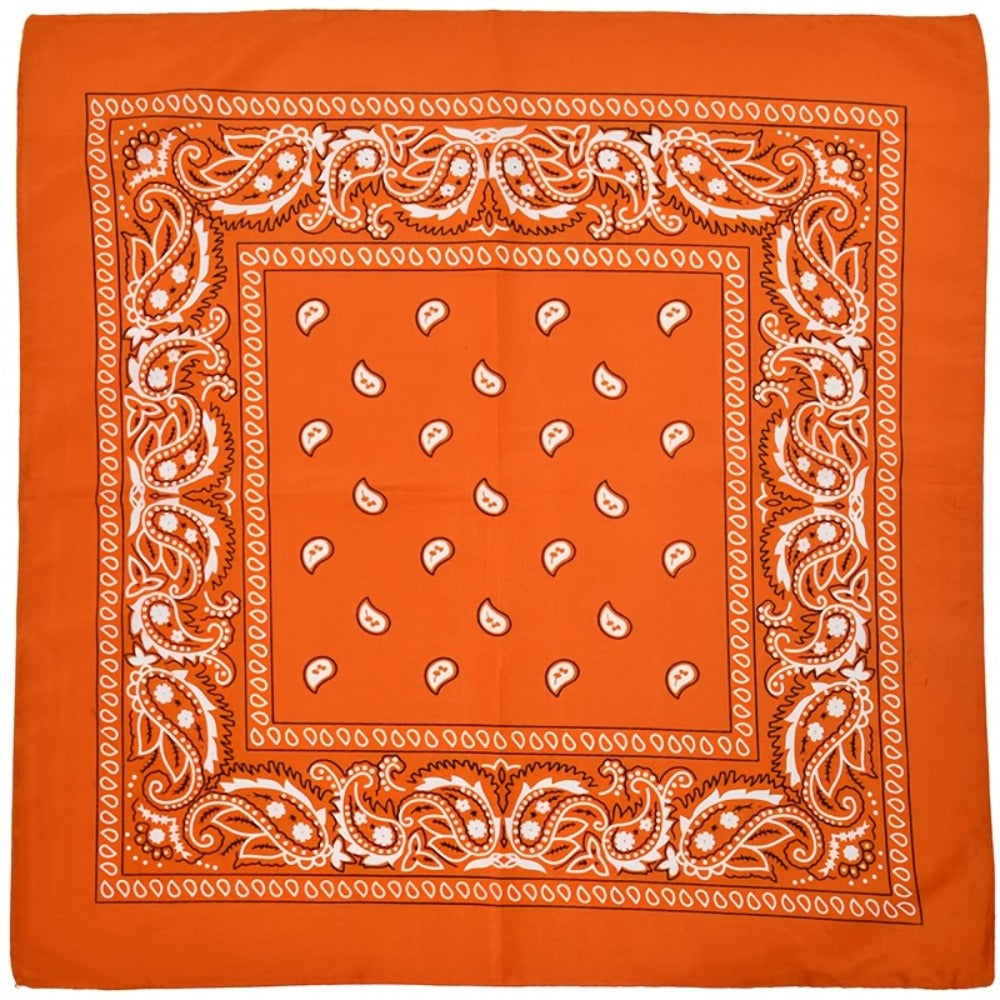 Bandanas - 22pcs Mixed Color Set Multi-Purpose Scarf Headband Handkerchief Face Wrap - product detail view 5