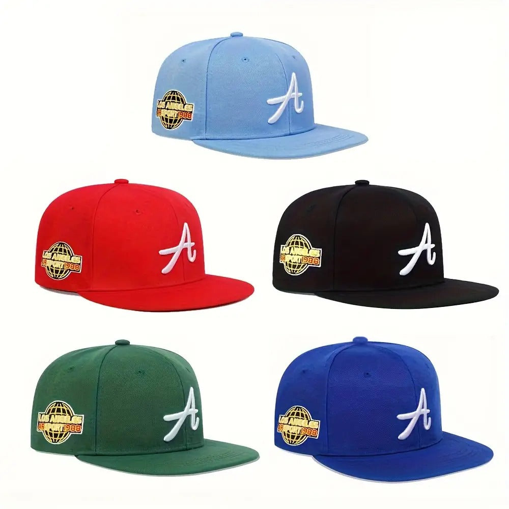 Baseball Cap - 3Pcs Set LA Los Angeles Embroidered Hip Hop Dad Hat Adjustable Unisex - product detail view 2
