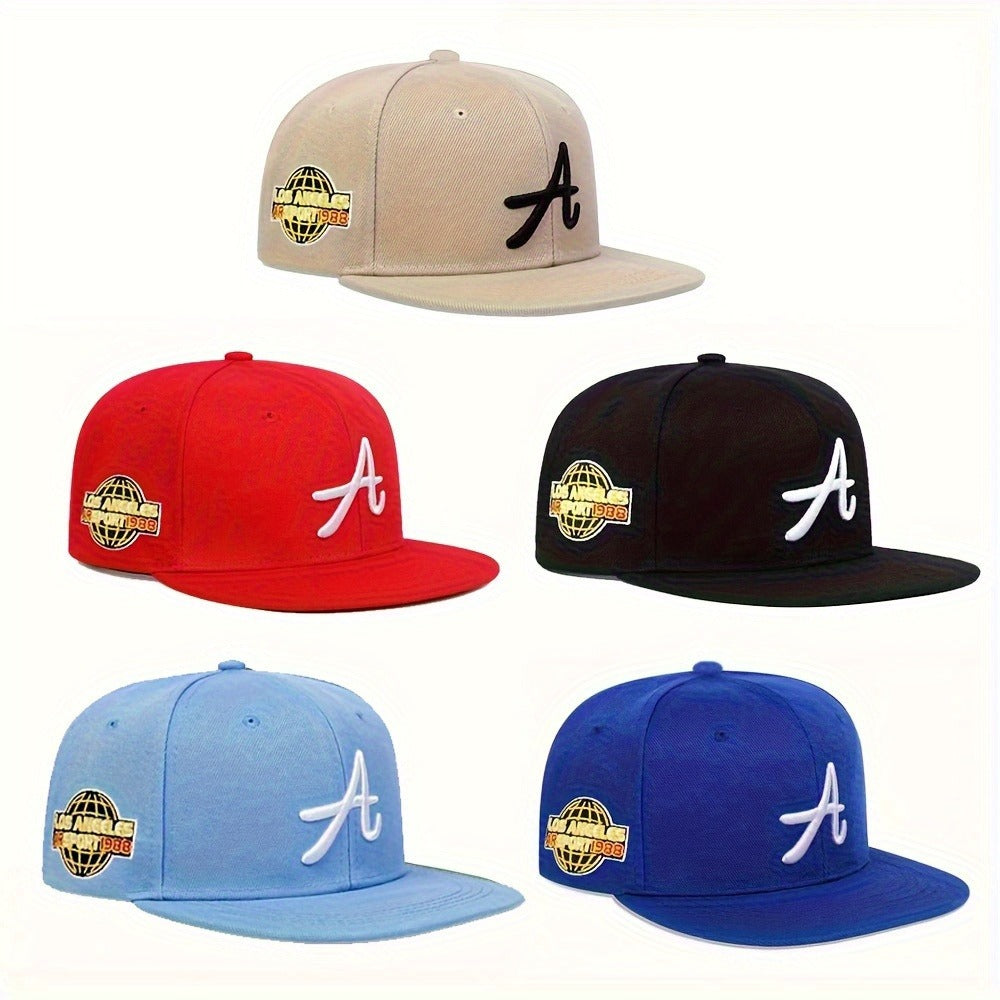 Baseball Cap - 3Pcs Set LA Los Angeles Embroidered Hip Hop Dad Hat Adjustable Unisex - product detail view 4