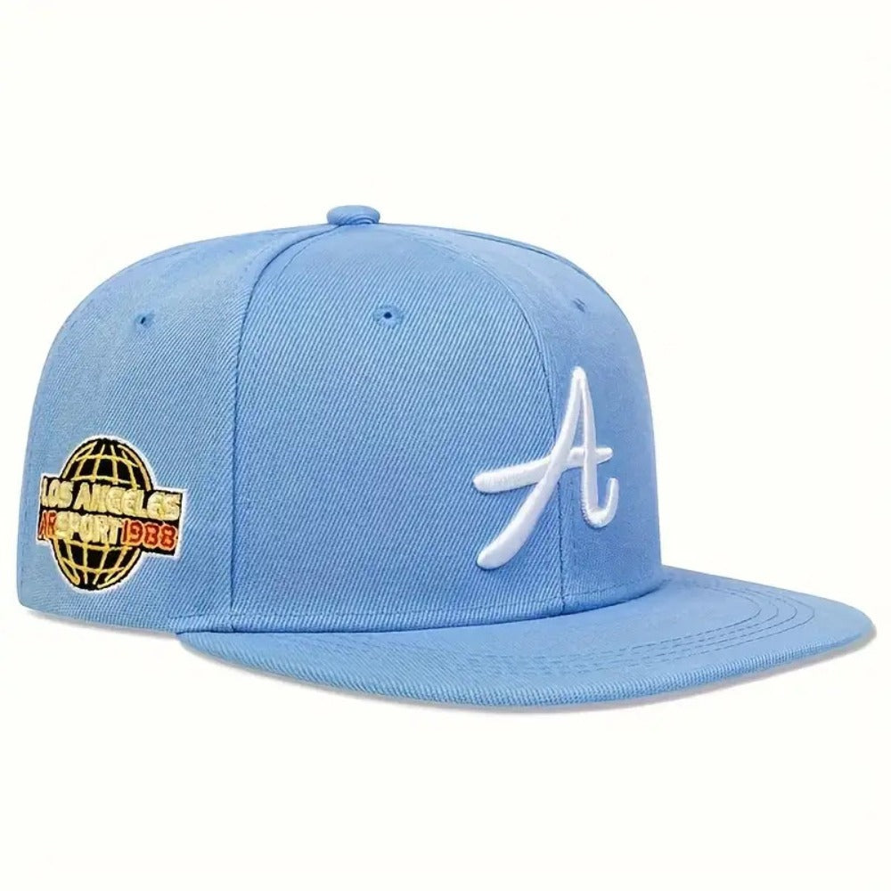 Baseball Cap - 3Pcs Set LA Los Angeles Embroidered Hip Hop Dad Hat Adjustable Unisex - product detail view 10
