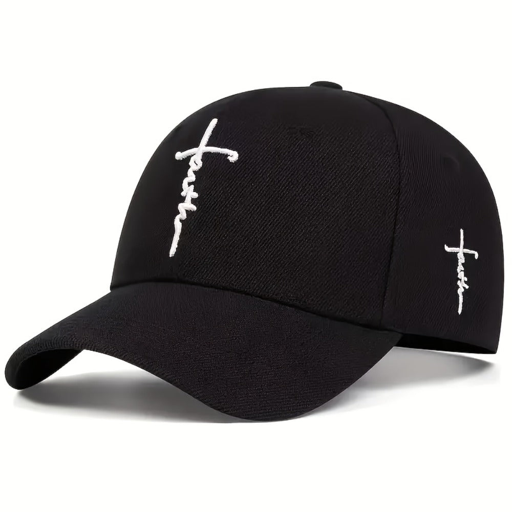 Baseball Cap - 4pcs Set Cross Embroidery Dad Hat Adjustable Lightweight Unisex Casual - product detail view 5